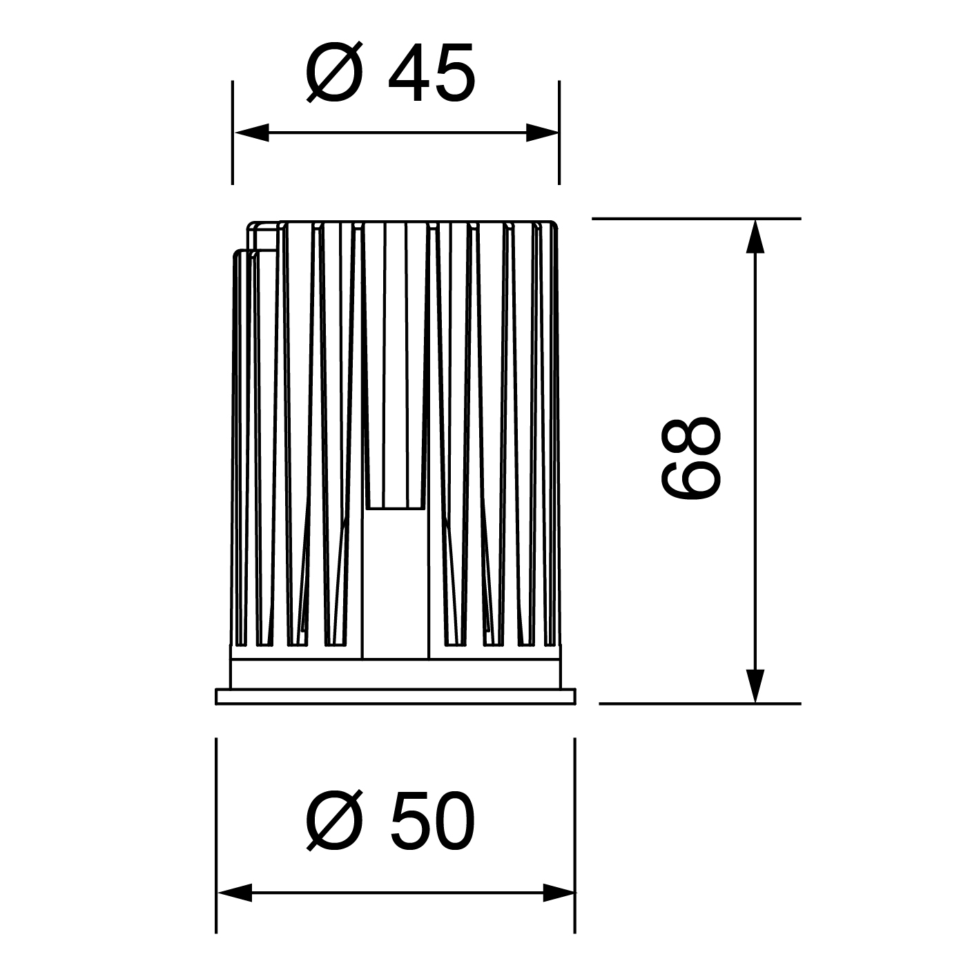 Leuchtmittel RIDL 9, 4000 K, 60°